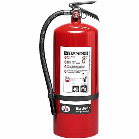 BADGER Extra 23482 20 lb. Sodium Bicarbonate Dry Chemical Fire Extinguisher with Wall HookGen 47223482